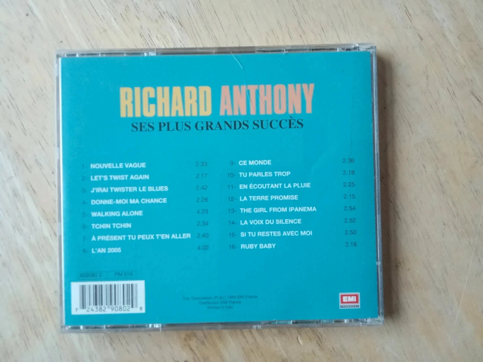 Richard Anthony, Zijn grootste successen – photo 3